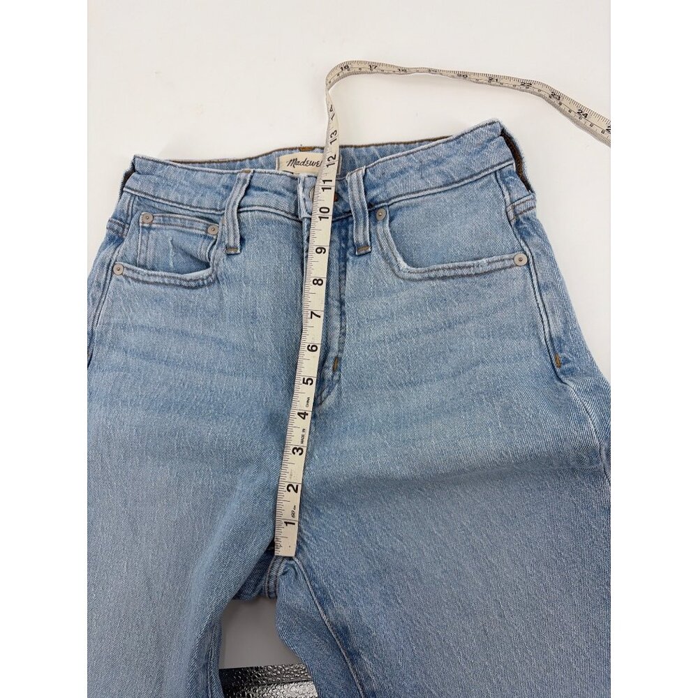 Madewell Womens 25 The Curvy Perfect Vintage Jeans Light Wash Denim Straight Leg - Picture 7 of 8